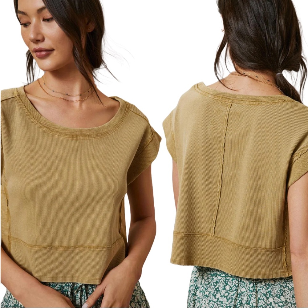 Casual Tan Women's Top
